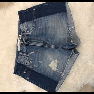 Lovers + Friends - Hi-rise denim shorts